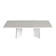 Modern Mara Dining Table - 10 Seater - 250cm - White