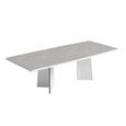 Modern Mara Dining Table - 10 Seater - 250cm - White
