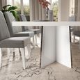 Modern Mara Extending Dining Table - 6-10 Seater - 180cm-270cm - White