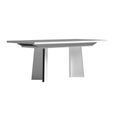 Modern Mara Extending Dining Table - 6-10 Seater - 180cm-270cm - White