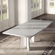 Modern Mara Extending Dining Table - 6-8 Seater - 180cm-255cm - White