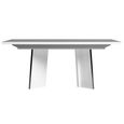 Modern Mara Extending Dining Table - 6-8 Seater - 180cm-255cm - White