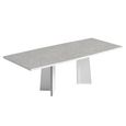 Modern Mara Extending Dining Table - 6-8 Seater - 180cm-255cm - White