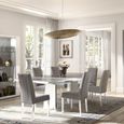 Modern Mara Dining Table - 6 Seater - 180cm - White