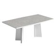 Modern Mara Dining Table - 6 Seater - 180cm - White