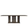 Modern Medea Pedestal Dining Table - 10 Seater - 250cm - Vintage Oak