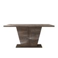Modern Medea Pedestal Dining Table - 6 Seater - 160cm - Vintage Oak