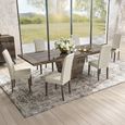 Modern Medea Pedestal Dining Table - 8 Seater - 200cm - Vintage Oak