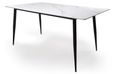 Monaco White Ceramic 160cm Dining Table