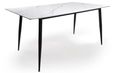 Monaco White Ceramic 160cm Dining Table