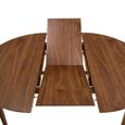 Montreux Round Extending Dining Table - 4-6 Seater - 115cm-154cm - Walnut