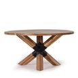 Monza Natural Acacia Wood - 4 Seater Round Dining Table - Sizes Available