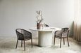 Erie Ivory Marble 4 Seater Round Dining Table