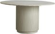 Erie Ivory Marble 4 Seater Round Dining Table
