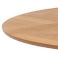 Nagano Round Dining Table - 4 Seater - 120cm - Herringbone Oak Pattern