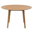 Nagano Round Dining Table - 4 Seater - 120cm - Oak