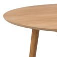 Nagano Round Dining Table - 4 Seater - 120cm - Oak