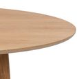 Nagano Round Dining Table - 4 Seater - 120cm - Oak