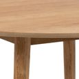 Nagano Round Dining Table - 4 Seater - 120cm - Oak