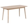 Nagano Dining Table - 6 Seater - 150cm - White Oak