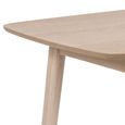 Nagano Dining Table - 6 Seater - 150cm - White Oak
