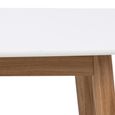 Nagano Dining Table - 6 Seater - 150cm - White and Oak