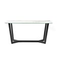 Olympus Dining Table - 6 Seater - White Marble Effect