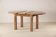 Originals Rustic Oak Oval Large 4-6 Seater Extending Dining Table - 131.5cm-166.5cm