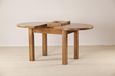 Originals Rustic Oak Oval Large 4-6 Seater Extending Dining Table - 131.5cm-166.5cm