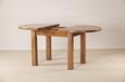 Originals Rustic Oak Oval Large 4-6 Seater Extending Dining Table - 131.5cm-166.5cm