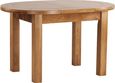 Originals Rustic Oak Oval Large 4-6 Seater Extending Dining Table - 131.5cm-166.5cm
