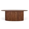 Paloma Dining Table - Acacia Wood - 8 Seater - 200cm - Oval - Pedestal
