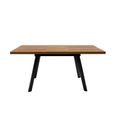Panama Dark Oak 4-6 Seater Extending Dining Table - 120cm-160cm