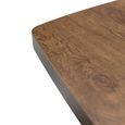 Panama Dark Oak 4 Seater Dining Table - 120cm