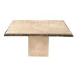 Parthenon Dining Table - Marble with Pedestal Base - Variation Available