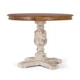 Pescara Dining Table - Mango Wood - 2 Seater - 100cm - Round Pedestal