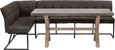 Pimlico Acacia Wood and Concrete Top 180cm X Leg Dining Table - 6 Seater