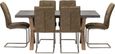 Pimlico Acacia Wood and Concrete Top 180cm X Leg Dining Table - 6 Seater