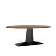 Pisa Dining Table - Acacia Wood - 8 Seater - 200cm - Oval Pedestal