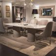 Prestige Dining Table - Marble with Pedestal Base - Variation Available