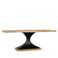 Raya Dining Table - Acacia Wood - 8 Seater - 200cm - Pedestal