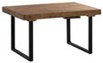 Reclaimed Pine 6 Seater Extending Dining Table - 180cm