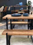 Reclaimed Teak Wood 2 Seater Dining Table