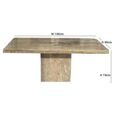 Roma Dining Table - Smooth - Marble - Variation Available