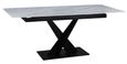 Rosalyn Argento Grey Ceramic 4-6 Seater Extending Dining Table - 140cm-180cm