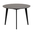 Roxby Round Dining Table - 2 Seater - 105cm - Black
