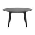 Roxby Round Dining Table - 6 Seater - 140cm - Black