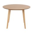Roxby Round Dining Table - 2 Seater - 105cm - Oak