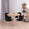 Roxby Round Dining Table - 2 Seater - 105cm - Oak