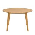 Roxby Round Dining Table - 4 Seater - 120cm - Oak